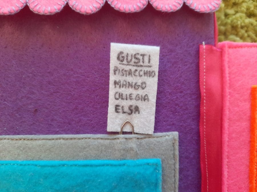 Felt busy book "Train to the seaside"