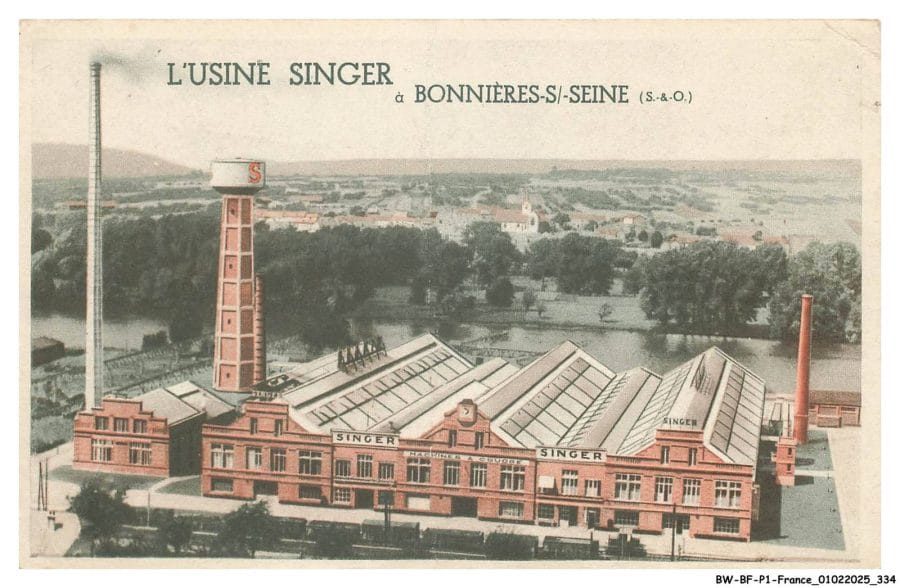 Singer factory Bonnières-sur-Seine (France)