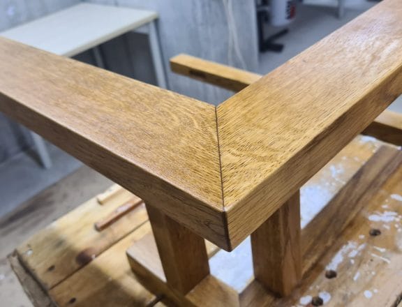Making our custom wall shelves
