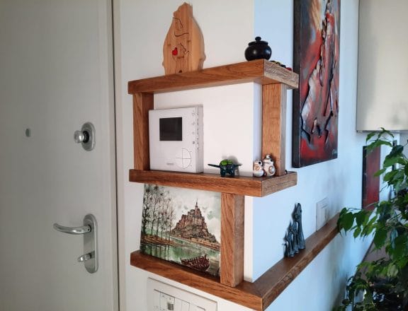 Custom wall shelves