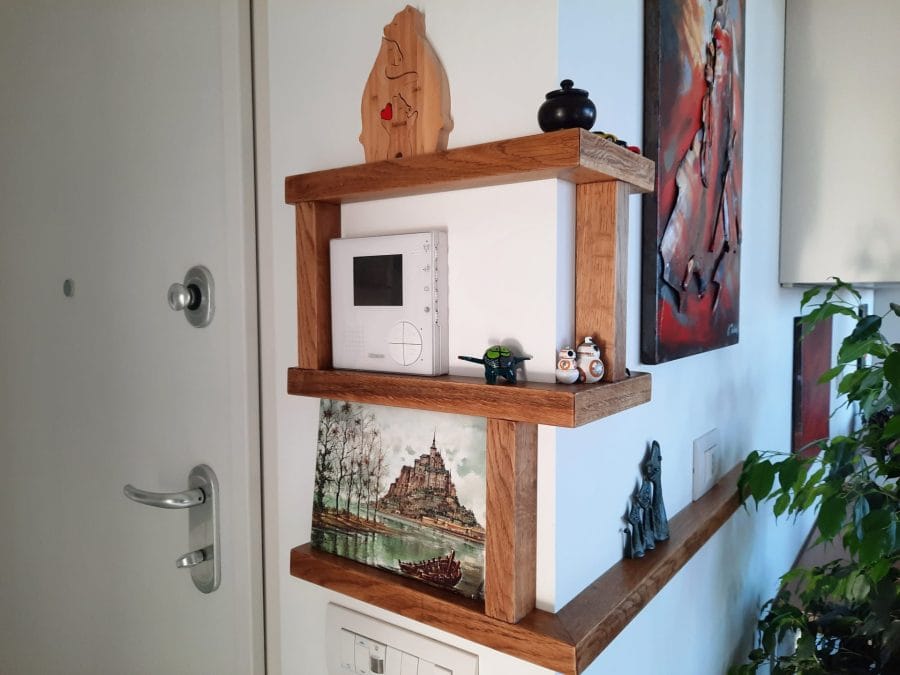 Custom wall shelves