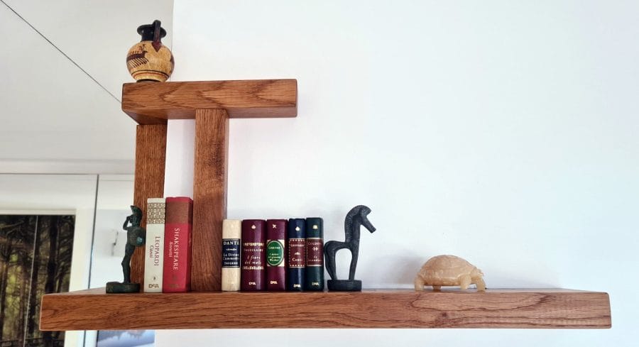Custom wall shelves
