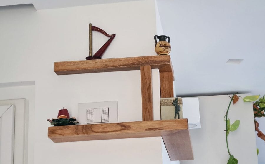 Custom wall shelves