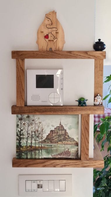 Custom wall shelves