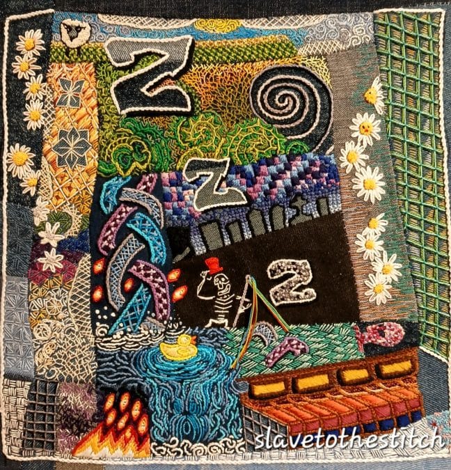 "Dream n' Stitch project" exhibition piece by Owen Kelly. West Cork Arts Centre 17-25th October 2025