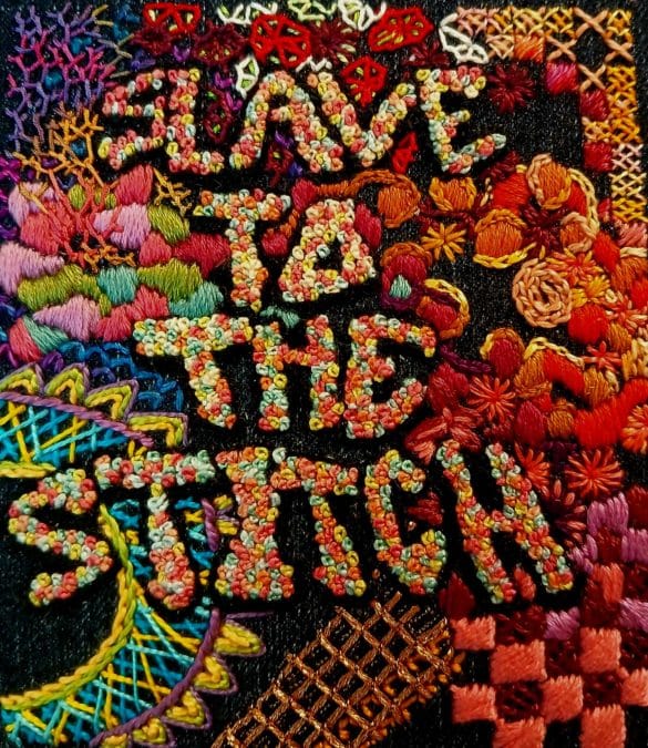 Other embroideries by Owen Kelly