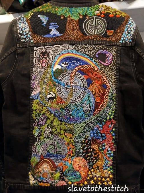 Owen Kelly's embroidered jackets