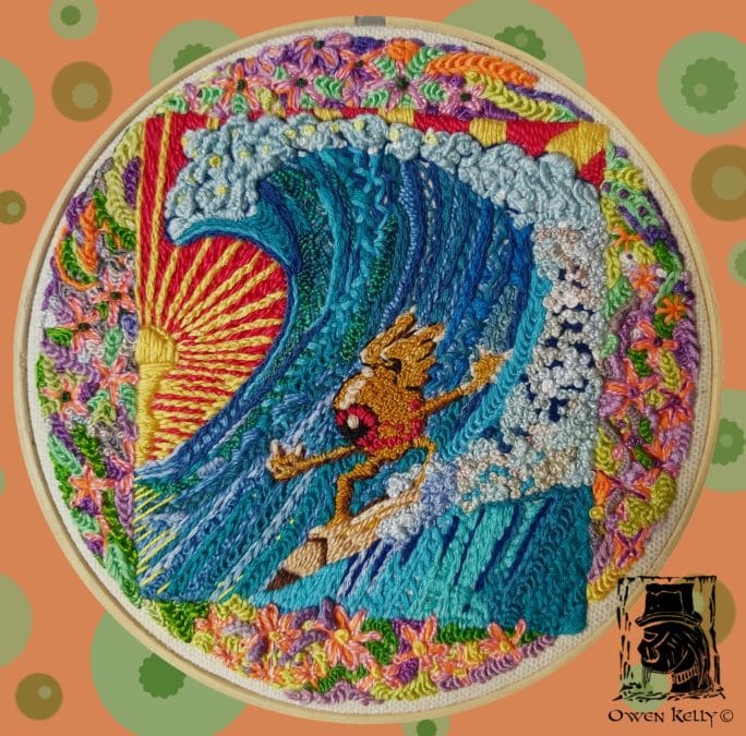 Other embroideries by Owen Kelly