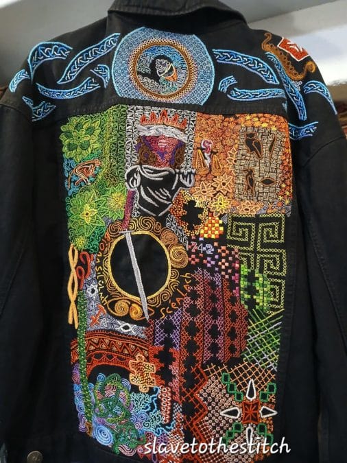 Owen Kelly's embroidered jackets