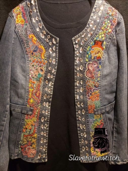 Owen Kelly's embroidered jackets