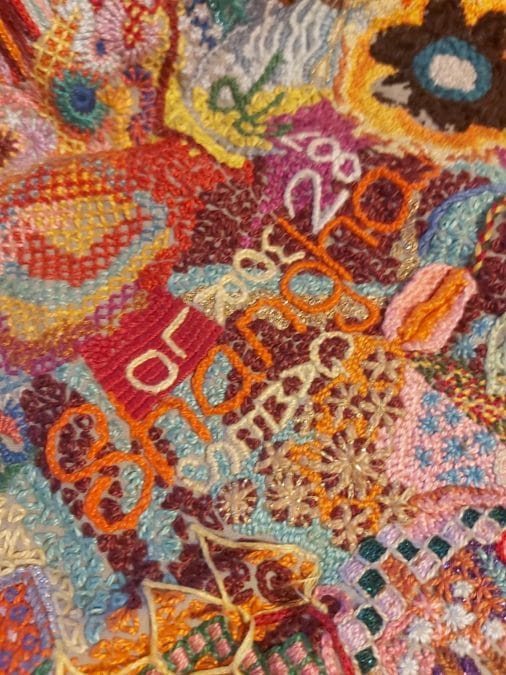 Owen Kelly's "Memory Skirt", detail