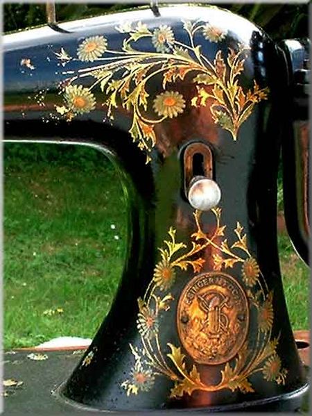 Singer decal set Painted Daisies