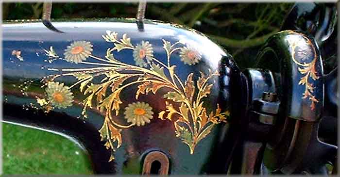Singer decal set Painted Daisies