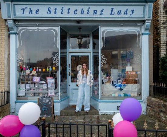 The Stitching Lady, Scarborough (UK)