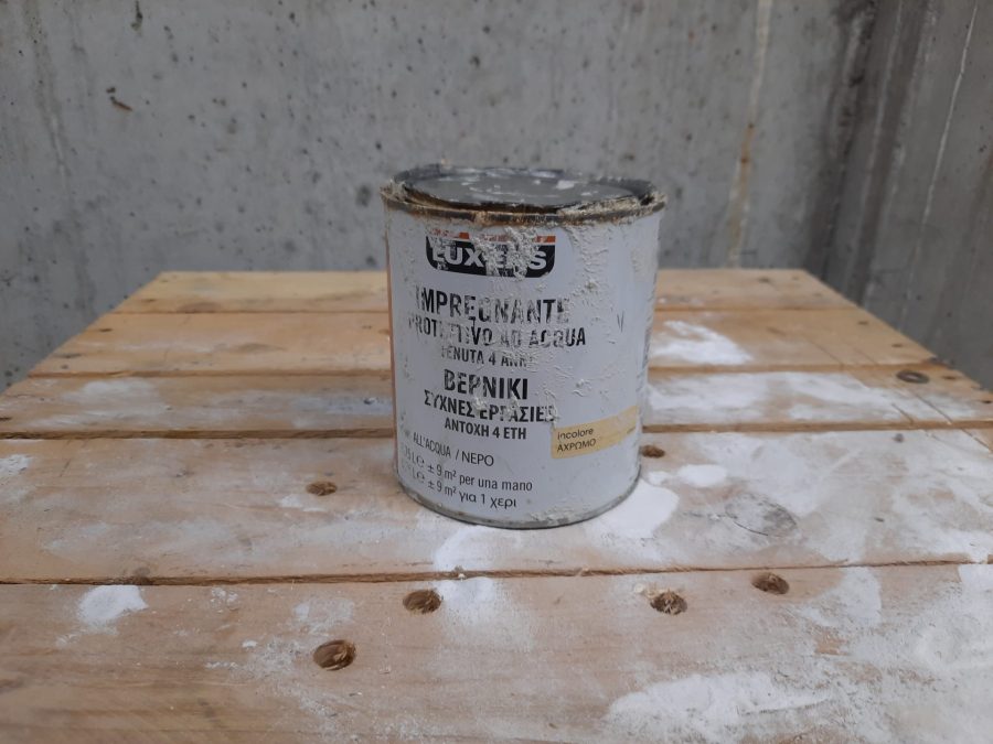 The metal tin we chose to become our embroidered box