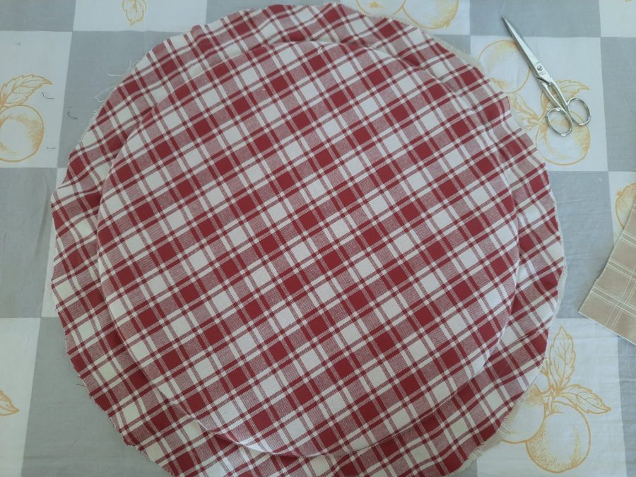 One of the two main circles to make my bodhran bag