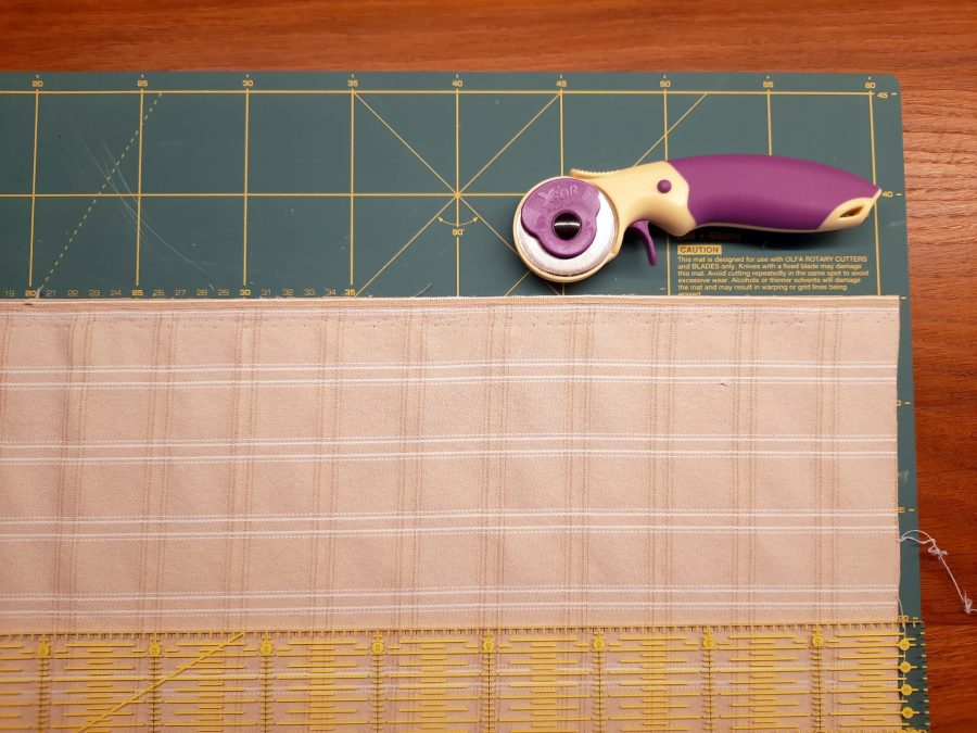 Making the shoulder strap for my bodhran bag