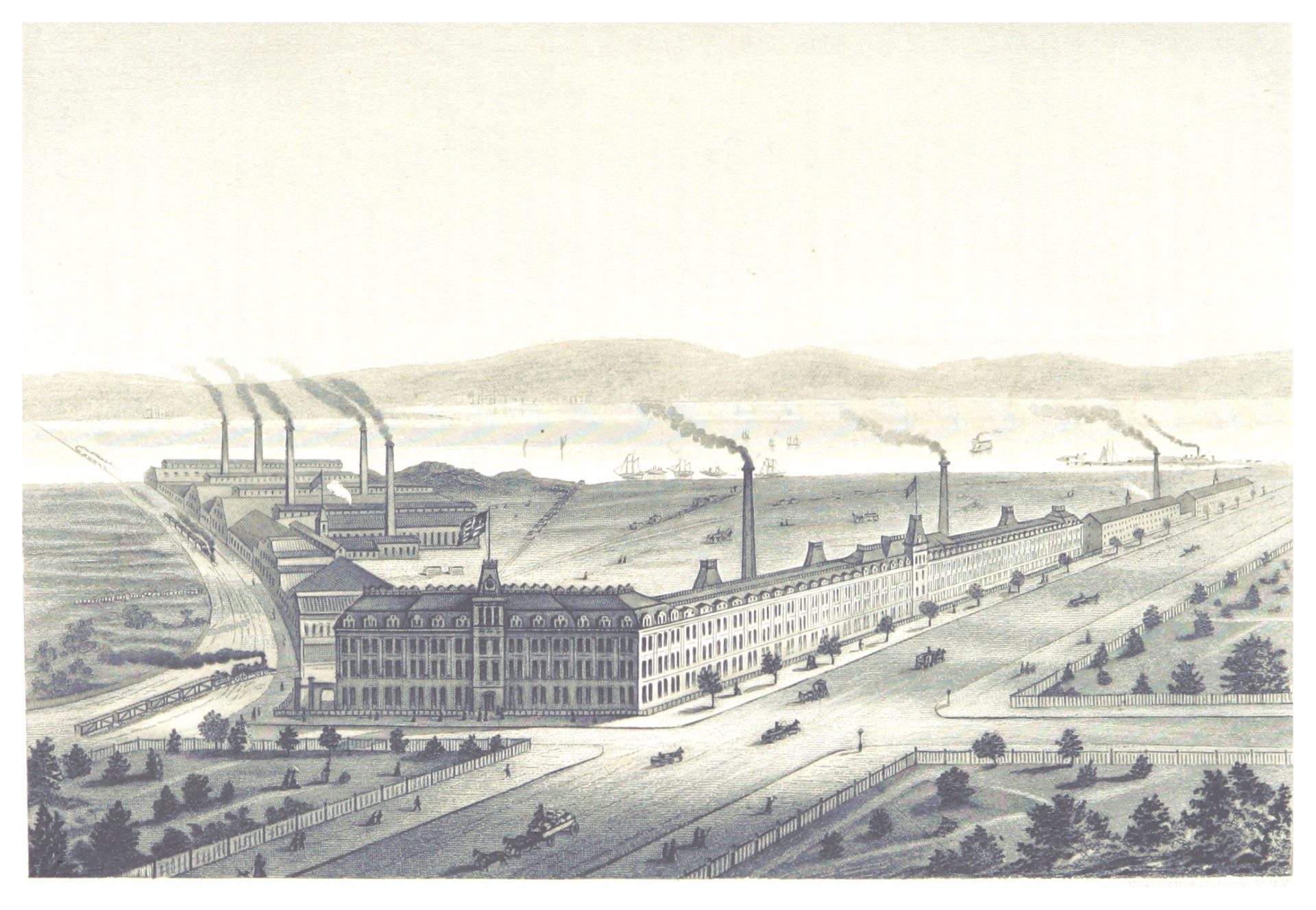 Singer factory Elizabethport, New Jersey (USA)