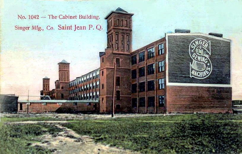 Singer factory St. John's Factory, Quebec (Canada)