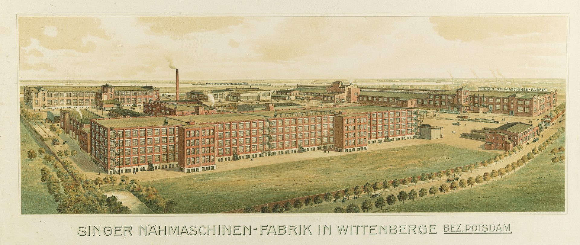 Singer factory Wittenberge, Prussia (Germany)