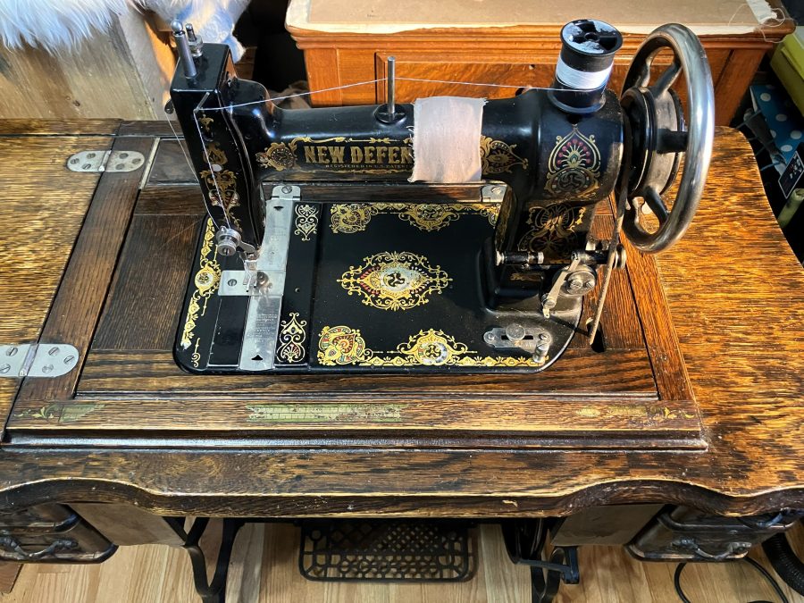 One of the sewing machines restored by The Sewing Machine Orphanage