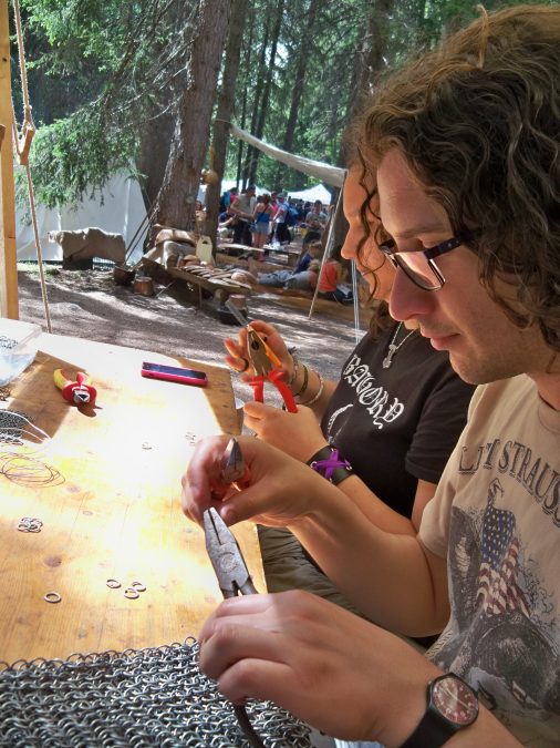 Celtica Valle d'Aosta: crafting demonstrations at the historical camp