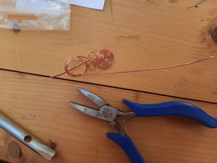 Celtica Valle d'Aosta: making a copper brooch