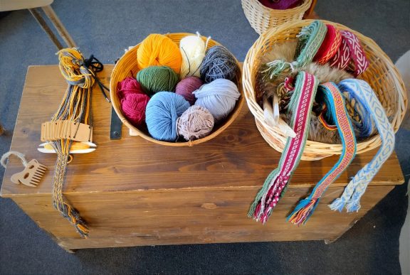 Hilda Arts & Crafts during her first "Armi e Bagagli" fair as a seller
