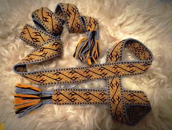Tablet woven band handmade by Hilda Arts & Crafts