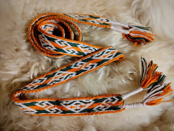 Tablet woven band handmade by Hilda Arts & Crafts