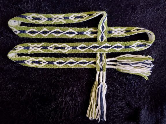 Tablet woven band handmade by Hilda Arts & Crafts