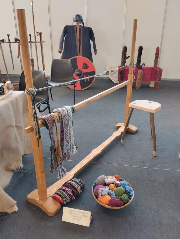 Hilda Arts & Crafts during her first "Armi e Bagagli" fair as a seller