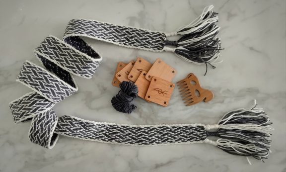 Tablet woven band handmade by Hilda Arts & Crafts