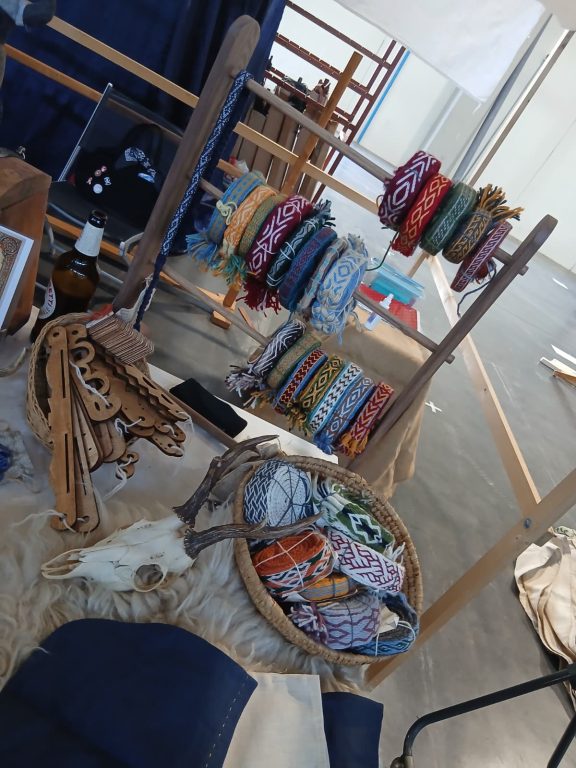 Hilda Arts & Crafts during her first "Armi e Bagagli" fair as a seller
