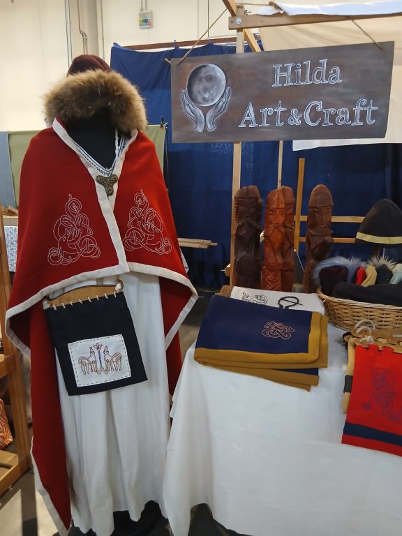 Hilda Arts & Crafts during her first "Armi e Bagagli" fair as a seller