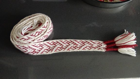 Tablet woven band handmade by Hilda Arts & Crafts
