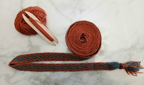 Tablet woven band handmade by Hilda Arts & Crafts
