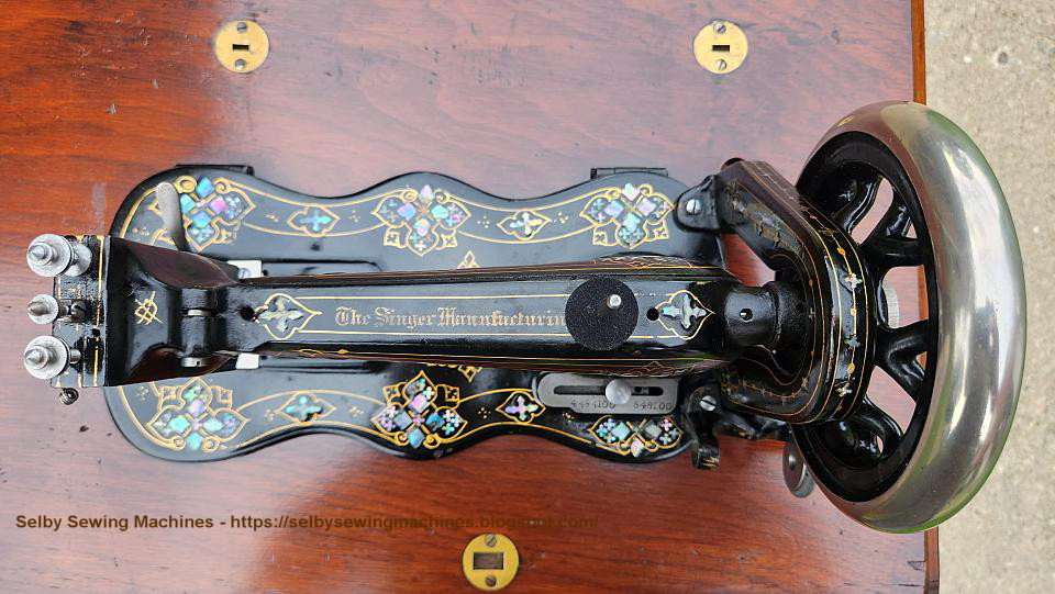 Singer decal set Gilt and Mother-of-Pearl
