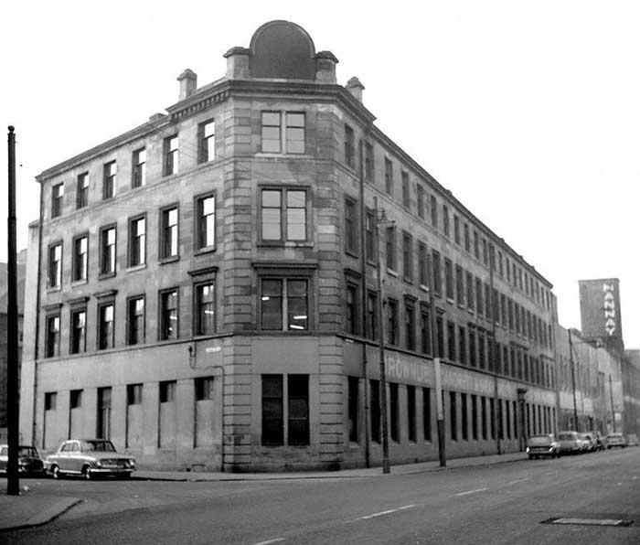 The Singer Factory on 116 James Street, Bridgeton (Glasgow, Scotland)